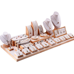 Bán buôn Nhẫn dây chuyền bông tai trang sức kệ trưng bày nhung trang sức kệ trưng bày kệ trưng bày - Product Image 3