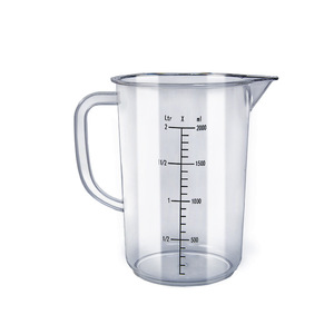 ถ้วยตวงพีซี 2000 มล. ทนความร้อน สำหรับร้านชานมและร้านเบเกอรี่ - Product Image 1