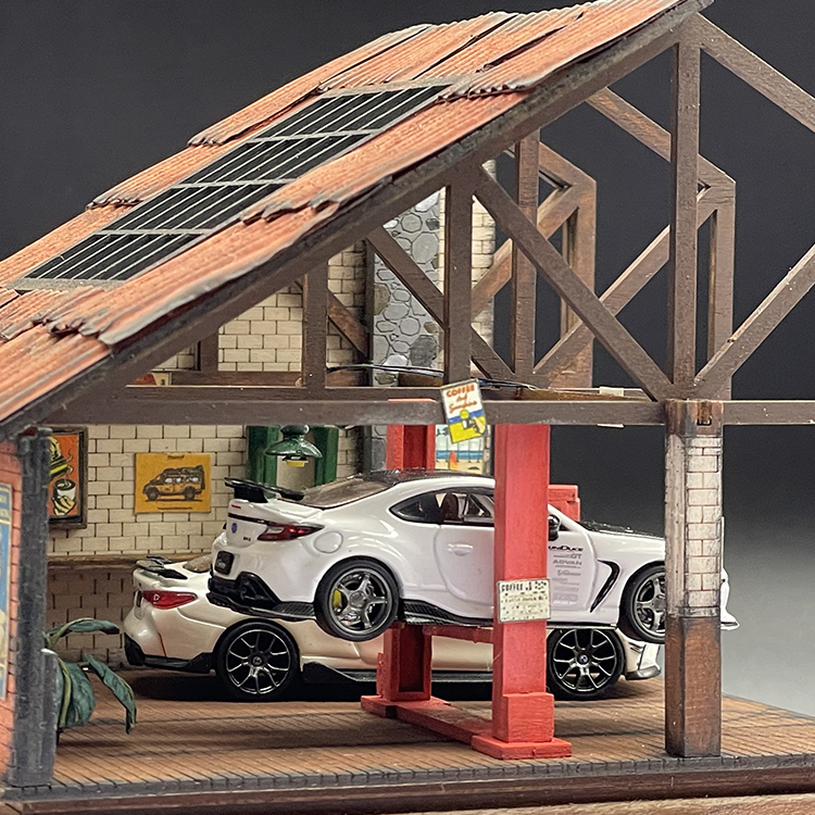 ☆ 1/64 Creative Garage ⑤ 1/64 Customizable Personalized Creative Garage Scene Diorama Hand
