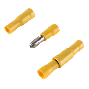 120Pcs Yellow Bullet Connectors 12-10AWG Male Female Quick Disconnect <b>Terminal</b> Kit For Automotive Wiring - Product Image 3