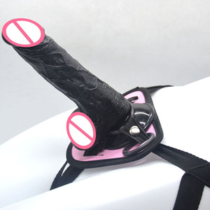 FAAK 17cm <strong>Lesbian</strong> Sex Toy Ladies Dress <strong>Strap</strong> on Realistic Dildo Strapon Strapon Dildo Penis with Belt Sex Toy for Women - Product Image 3