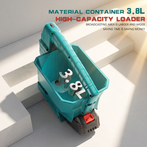 Spargisemi Senza Fili con Tramoggia da 3,8L, Maniglia Integrata e Tracolla per la Semina Portatile all'Aperto - Product Image 1