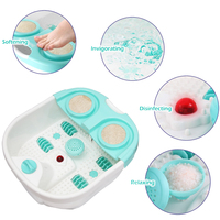 Baignoire de spa pour les pieds à prix abordable avec bulles et rouleaux de massage, maintien du chaud, 3-5L, ABS+PP