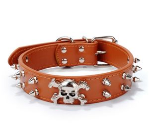 <span class=keywords><strong>Collar</strong></span> de patrón sólido para caminar para perros ecológico de PU de doble capa con remache antimordedura y cierre de hebilla para perros - Product Image 2