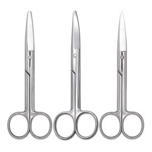 Stainless Steel Curved Tip Makeup Scissors For Eyebrow Nose Hair Trimming Beauty Grooming Tool - Product Image 2