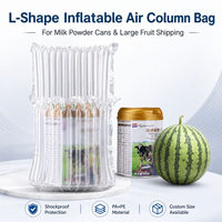 Sacs à colonnes d'air gonflables 6/7 colonnes en PEPA pour shampoing et gel douche, amortissants et absorbants les chocs, pour l'expédition express