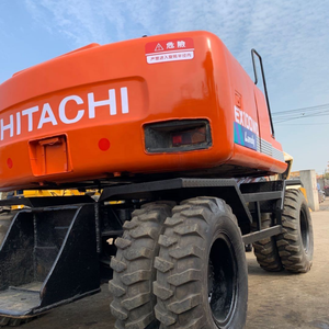 Many Customer Choices 10 Ton <b>Mini</b> Hitachi EX100 Wheeled Excavator Genuine with Engine Gearbox PLC & <b>Motor</b> in Stock - Product Image 6