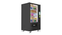 Distributeur automatique réfrigéré intelligent pour boissons et en-cas, grande capacité, économie d'énergie, paiement sans espèces