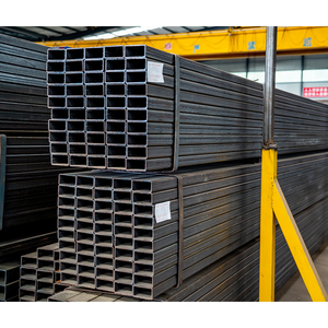 Personalizzabile 6m tubo in acciaio al carbonio profilo in ferro nero ERW piegatura e stampaggio incluso quadrato/rettangolare caratteristiche di saldatura taglio - Product Image 5