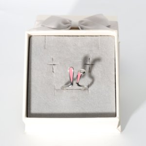 Vente en gros de bagues en argent pur 925, bague en argent simple, bague mignonne en forme d'oreille de lapin - Product Image 4