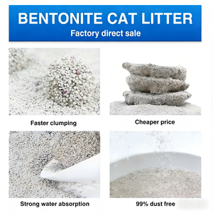 ทรายแมวเบนโทไนต์ แร่ธาตุธรรมชาติ เป็นมิตรกับสิ่งแวดล้อม จับตัวเป็นก้อนทรงกลม ฝุ่นน้อย ดูดซับกลิ่น สีเทา กลิ่นแอปเปิ้ล เลมอน กุหลาบ - Product Image 3