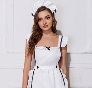 <span class=keywords><strong>Costume</strong></span> da <span class=keywords><strong>Cameriera</strong></span> Francese per <span class=keywords><strong>Donna</strong></span>, Set Lingerie Sexy per Giochi di Ruolo, <span class=keywords><strong>Costume</strong></span> Cosplay Carino - Product Image 3