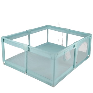 Best-seller moderno gioco interno cortile recinzione cancelli pieghevole in tessuto Oxford rimovibile box per bambini bambini camera da letto in plastica