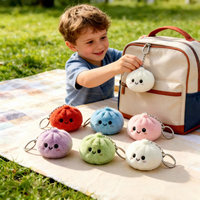 Jincan Vente en gros de petits pains en peluche 3D, très populaires et tendance, doux, mignons, anti-stress, design de dessin animé, emballage en boîte, cadeau de mariage
