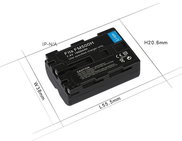 Bonacell 1500mAh NP-FM500H NP FM500H NPFM500H Digital Camera Battery for Sony A57 A58 A65 A77 A99 A550 A560 A580 Battery L50