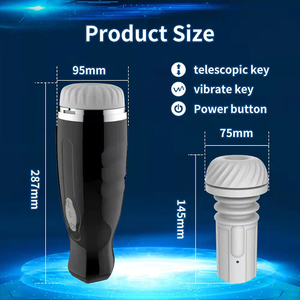 Taza vibratoria telescópica interior inteligente completamente automática, dispositivo de masturbación masculina, suministros de juguetes para adultos, ejercitador <span class=keywords><strong>Ma</strong></span> - Product Image 6