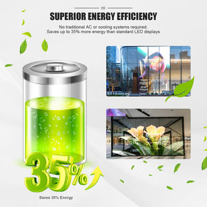 Écran LED transparent à haute transparence pour intérieur et extérieur, écran vidéo LED transparent P3.91-7.82mm - Product Image 3