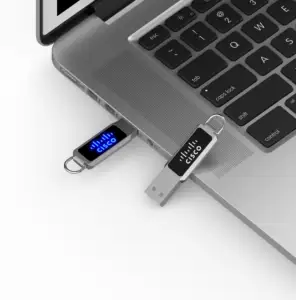 2024 AiAude מדליק לוגו מחזיק מפתחות כונן מפתחות 1gb 2gb 4gb 8gb 16gb 32gb קידום מכירות מתכת מיני כונן הבזק USB מפתח USB למתנה