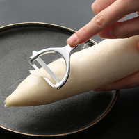 Premium roestvrijstalen groenteschiller ergonomische Y-schiller voor aardappel, appel, wortel keuken fruitgereedschap met roestvrij mes