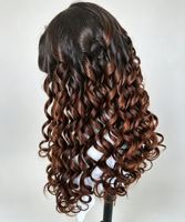 Perruque Lace Front Personnalisée en Cheveux Humains Vierges, Cheveux Longs, Haute Densité, Cuticules Alignées, Double Drawn HD pour Perruque
