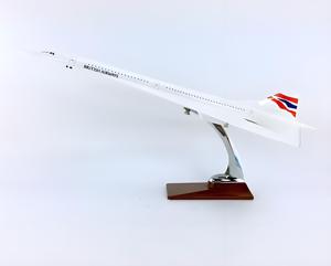 Penjualan paling laris pabrik 47cm 1/124 bahan Resin Inggris Airways Concorde ornamen Model supersonik - Product Image 2