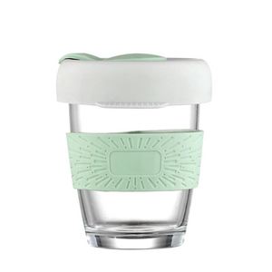 แก้วน้ำกาแฟทรงสร้างสรรค์ Aeofa แก้วน้ำพร้อมปลอกซิลิโคน แก้วน้ำมีฝาปิด - Product Image 1