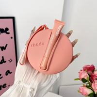 Étui de rangement à fermeture éclair pour gloss et rouge à lèvres, pochette de maquillage en silicone, étui de téléphone portable