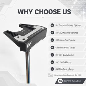 <span class=keywords><strong>Putter</strong></span> mallet en acier au carbone 1020 usiné avec précision, design anti-reflet à <span class=keywords><strong>MOI</strong></span> élevé, face douce au toucher pour une meilleure précision de putting - Product Image 5