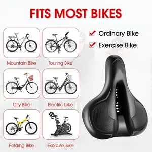 Cómodo cojín de asiento hueco a prueba de golpes para hombres y mujeres, accesorios casuales para ciclismo, sillín de <span class=keywords><strong>bicicleta</strong></span> - Product Image 3
