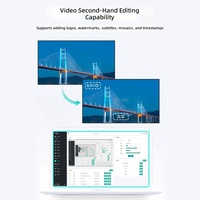 Encodeur-Décodeur Vidéo HD 4K 30Hz Professionnel, Prise en Charge de Toutes les Principales Plateformes de Diffusion en Direct, Effet d'Overlay