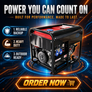 3kva 5kva 8kva 10kva Portable Air Cooled Open Frame Single Cylinder Silent Diesel Generator Set 50Hz 60Hz Single Phase Generador - Product Image 1