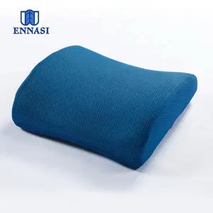 Chair Pillow Contour Memory Foam Back Pillow Chair Lumbar Cushion With Adjustable Strap