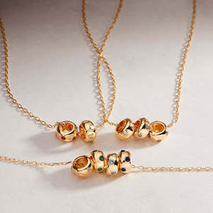 Kalung Batu Kelahiran Berlapis Emas Kuningan Haomi CE untuk Wanita, Liontin Bentuk Tong Kustom <span class=keywords><strong>DIY</strong></span>, Rantai Klip Kertas Berlapis, Hadiah Perhiasan untuknya - Product Image 3