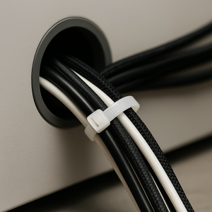 Self-Locking Extra Heavy Duty <b>Cable</b> Tie Hook and Loop <b>Cable</b> Organizer for Electronics Wire Comb Toys Horticulture ROHS Certified - Product Image 1