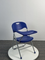 Chaise de conférence pliable en plastique avec tablette de bras d'écriture pour l'école, l'université et le salon des étudiants Vente en gros moderne