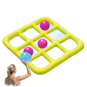 Inflatable Nine Square Water Game Mat 53x66.8 In PVC Pool Toy For Outdoor Family Fun - Product Image 5