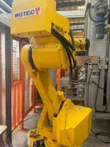 ระบบดึงชิ้นส่วนหุ่นยนต์ Wotec พร้อมกล่องเกียร์ PLC สำหรับงานหล่อขึ้นรูป รับน้ำหนักได้ 800 กก. มอเตอร์ไฟฟ้า ป้องกันน้ำและฝุ่นระดับ IP65 ดีไซน์ 4 ขากรรไกร - Product Image 5