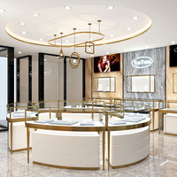 Vitrine de présentation de bijoux en gros, mobilier de bijouterie, présentoir à bijoux, kiosque à montres et bijoux