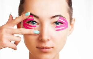 Lateks ücretsiz yüz kasları kaldırmak yardımcı olur mucize anti kırışıklık boyun göz yüz germe bandı çıkartmalar - Product Image 6