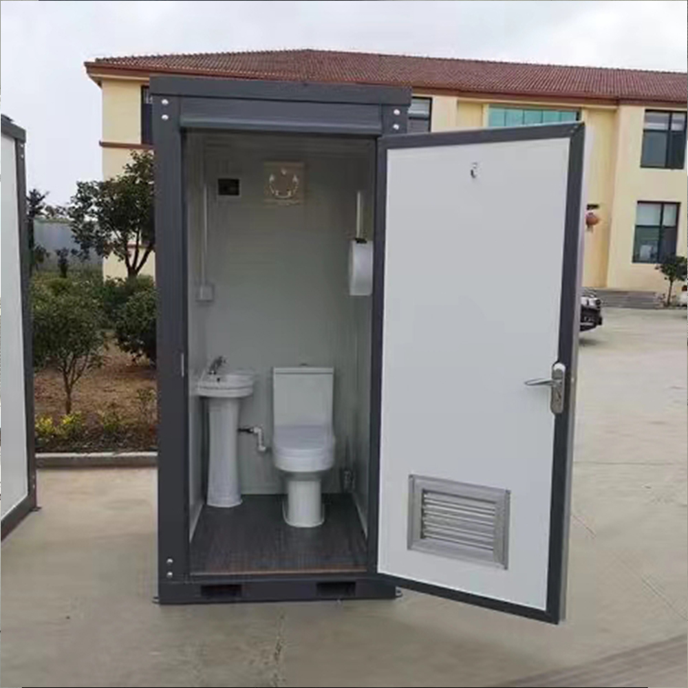 Portable Steel Sandwich Panel Toilet with Shower Room Luxury Contemporary Design for Sale 3