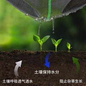 Weed Control Fabric 100g Non Woven Black Agricultural Ground Cover For Greenhouse Orchard Use - Product Image 1