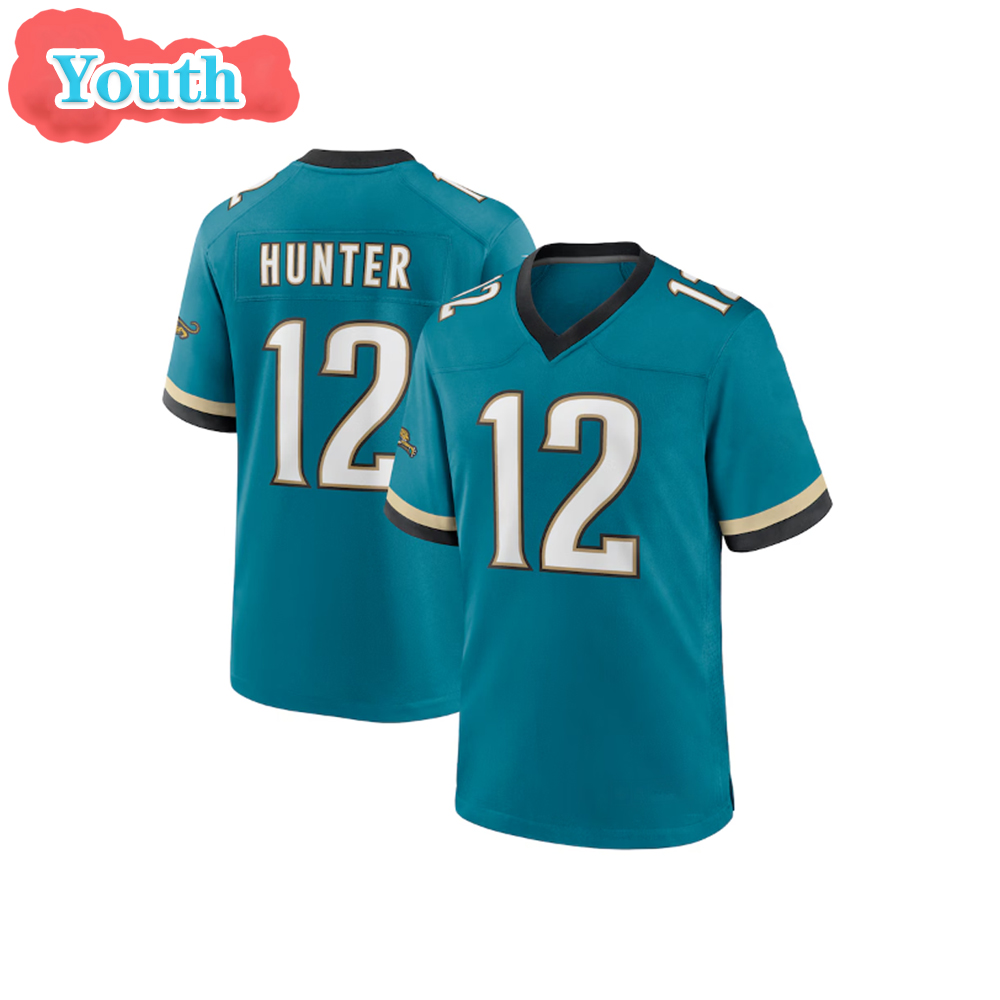 12#Travis Hunter-Teal-2-Youth