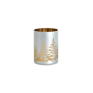 高品质圆顶纹理玻璃罐其他支架灯笼蜡烛罐 - Product Image 2