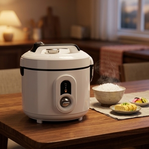 Cuisinière à riz domestique de 3 L avec panier vapeur intégré - Product Image 1