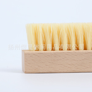 Brosse à lit en crin de cheval, fournitures de nettoyage pour la literie et la chambre, brosse à dépoussiérer pour l'intérieur de la voiture, brosse à long manche en bois de hêtre souple - Product Image 3