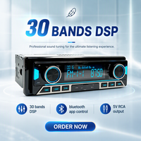 Autoradio MP3 en gros pour voiture, simple DIN, Bluetooth, radio FM, USB, AUX, carte TF, écran LED numérique, unité centrale stéréo