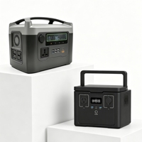 Station d'alimentation portable solaire MPPT 600W, batterie au lithium LiFePO4 220V, stockage d'énergie, alimentation pour le camping en plein air et la maison