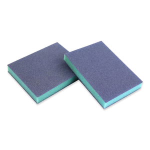 गीले/सूखी नरम पीठ घर्षण स्प्रन फोम पैड स्क्वायर स्पंज सैंडपेपर डबल पक्षीय स्पंज सैंडपेपर - Product Image 4