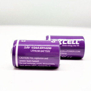 Không thể sạc lại dùng một lần <span class=keywords><strong>3.6V</strong></span> 1.2AH 1200mAh <span class=keywords><strong>Lithium</strong></span> Ion Li-SOCl2 Pin er14250 1/2AA er14505 AA er34615 D - Product Image 2