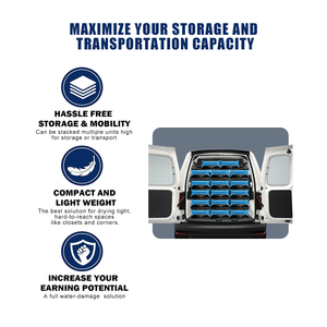 Top Verkauf Kompakt Leistungs starke Wassersc haden Restaurierung Air Mover Elektrisches Luft gebläse - Product Image 6